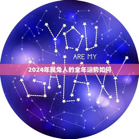 2024 兔年|属兔的人2024年全年运程运势